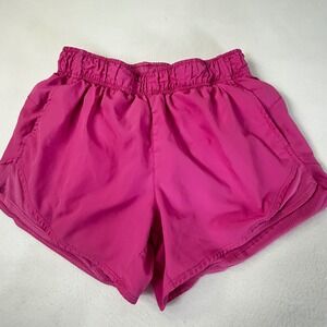 Athletic Works Pink Athletic Shorts Built In Liner Size S 4 6